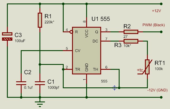 ШИМ Регулятор Скорости Вращения Вентилятора На Таймере 555 -