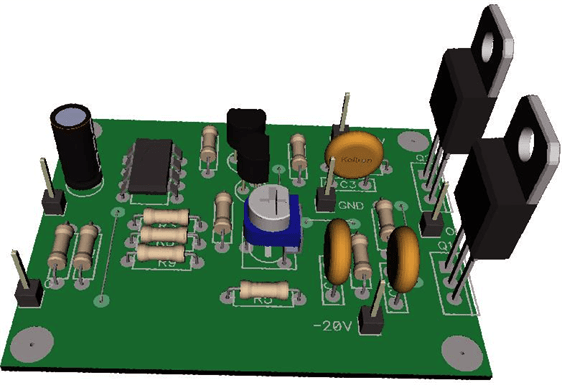 HiFi Усилитель на полевых транзисторах MOSFET  IRF9520 и IRF520