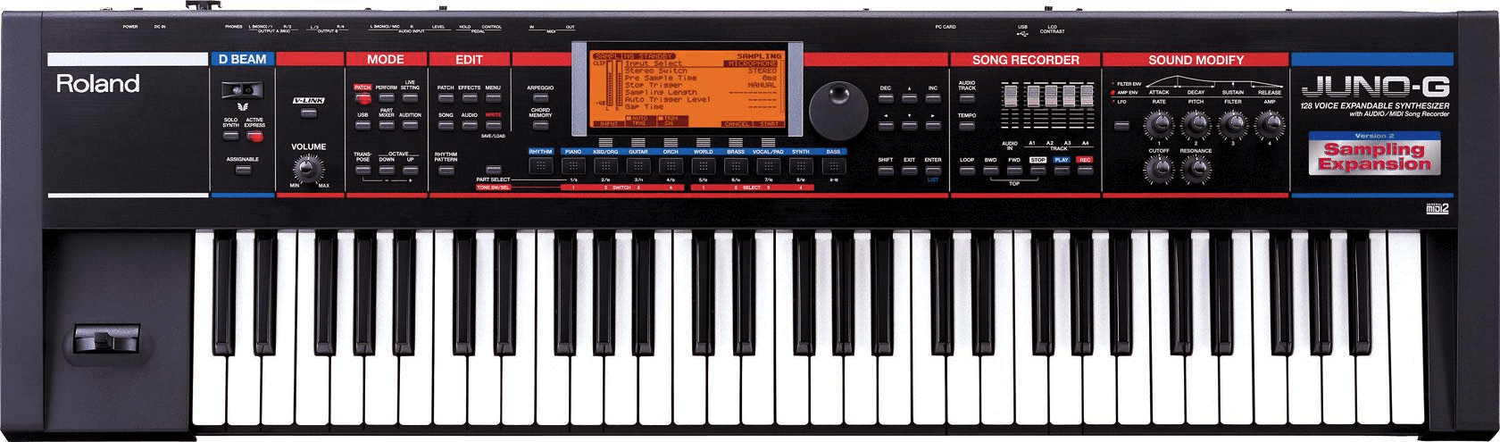 Как починить заглючивший дисплей на синтезаторе ROLAND JUNO-G