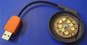 Гибкая светодиодная лампа с питанием от USB из микрофонного кабеля от компьютерных наушников