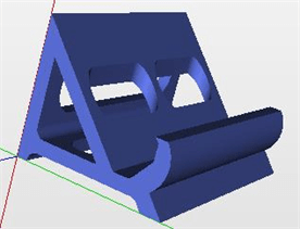 3D модель подставка для осциллографа DSO QUAD или смартфона