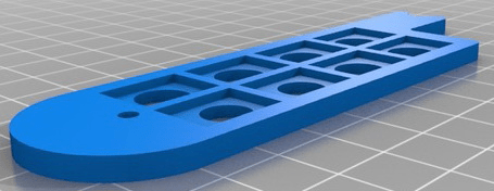 3D модель раскладной футляр для карт памяти SD и Micro SD