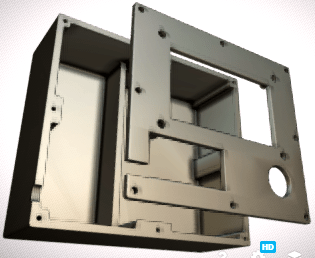 3D модель корпус для универсального тестера электронных компонентов