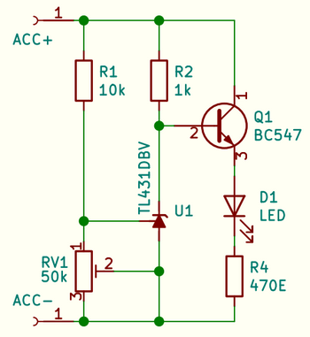 Индикатор разряда Li-Ion аккумулятора