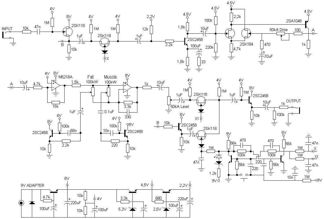 BOSS Power Driver PW-2 schematics