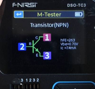 FNIRSI DSO-TC3 Осциллограф, Генератор и Тестер Компонентов 3 в 1