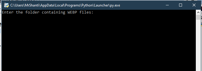 WebP to JPG Конвертор на языке Python